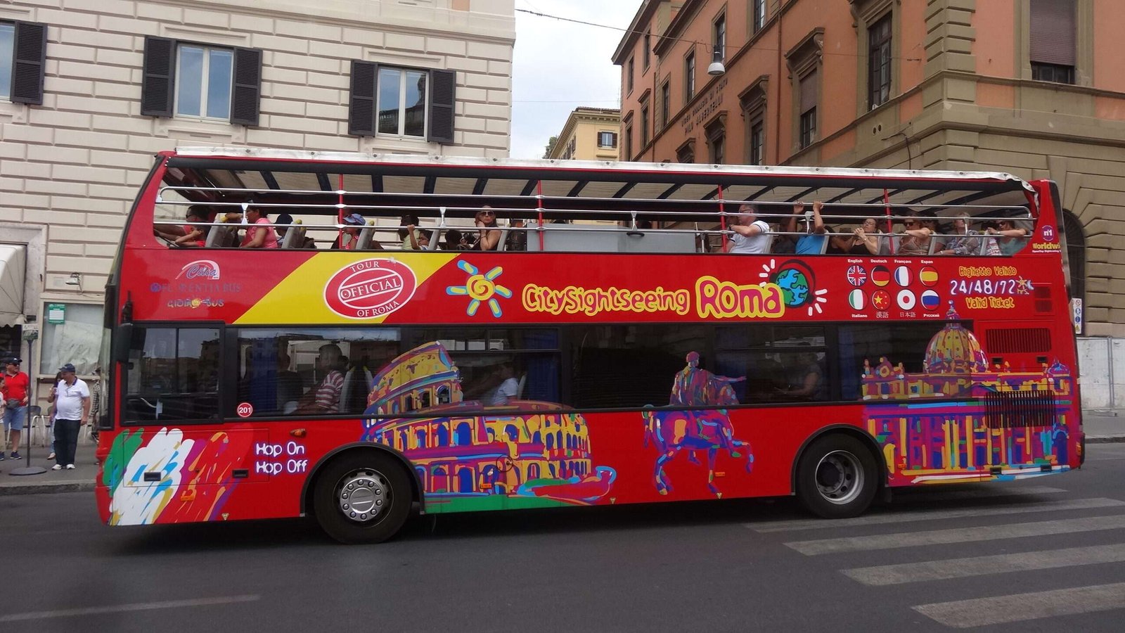 Hop-On, Hop-Off Buses in Rome