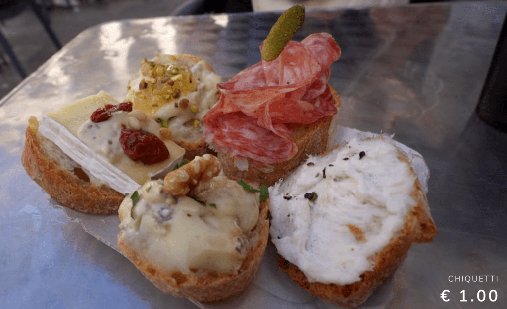 Chiquetti (Cicchetti) bars are an integral part of Venetian culture