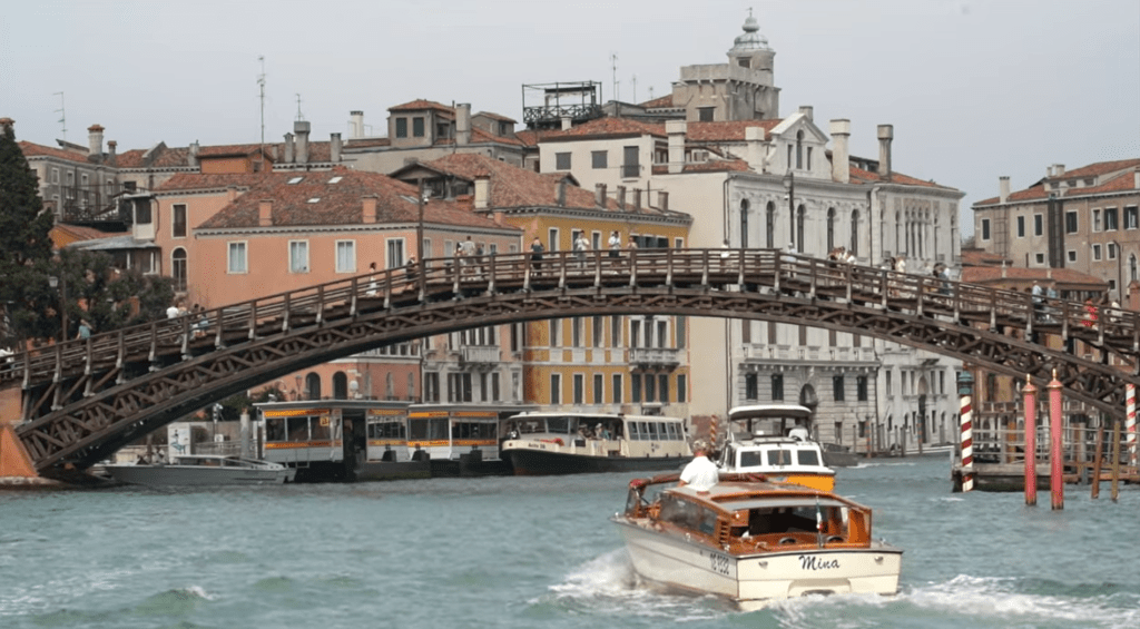 Ponte dell'Accademia is one of the grandest and oldest bridges on the Grand Canal