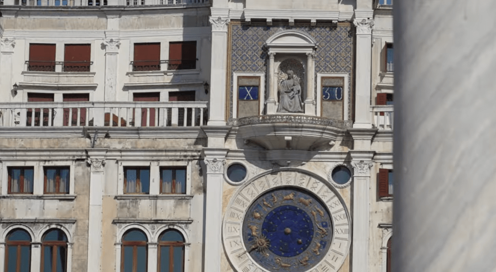 The Campanile di San Marco is the first Clock Tower served as both a lighthouse and a clock tower