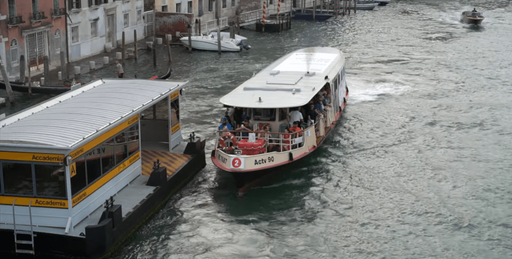 Vaporetto literally means "water bus," and these are an incredible, reasonably priced method to view Venice from the water