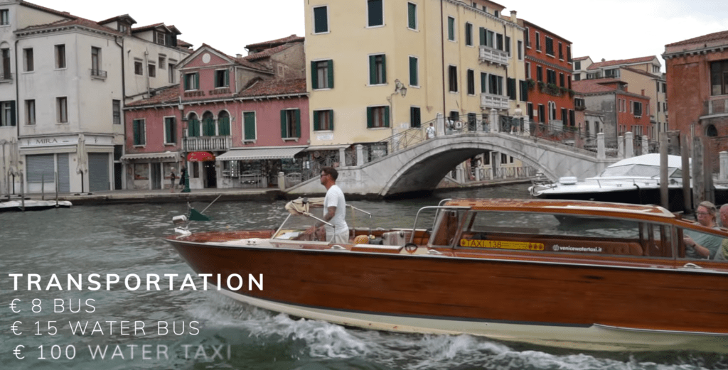 You can catch a bus, water bus or water taxi and be in the heart of Venice in about 20 minutes