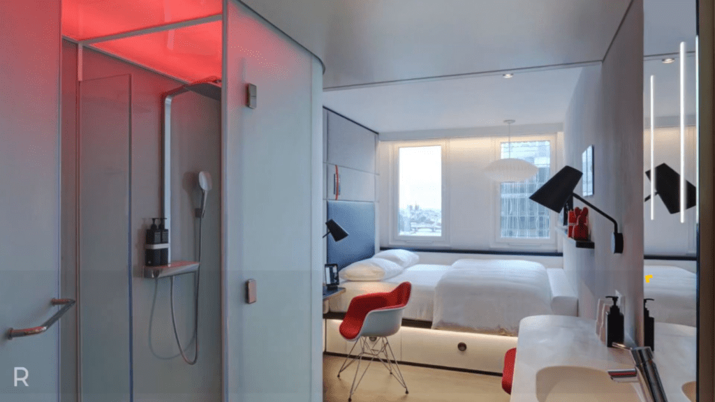 The CitizenM Hotel is ideal for young couples, families, or friends on the go